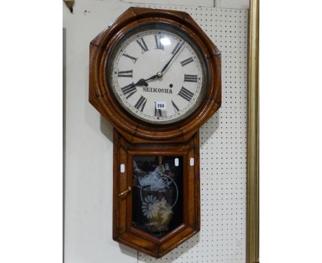 An Early 20th Century Pendulum Wall Clock By Seikosha
