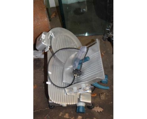Mixed Lot: Vintage kitchen scales, suitcase trolleys, assorted tools, vintage curtains, glass table supports etc