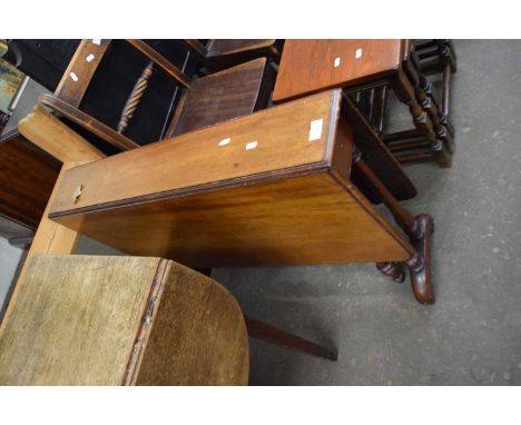 Late Victorian mahogany Sutherland style drop leaf table