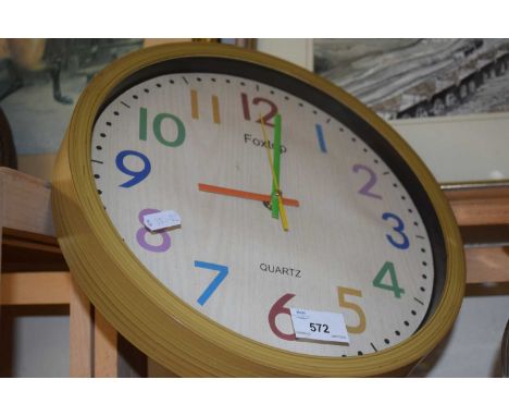 Battery operated wall clock 