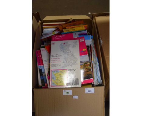 One box of Ordnance Survey and other maps