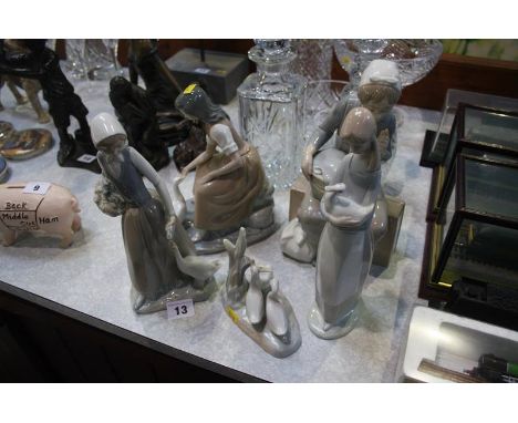 Collection of Nao figures