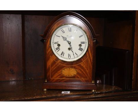 A Comitti of London mahogany bracket clock