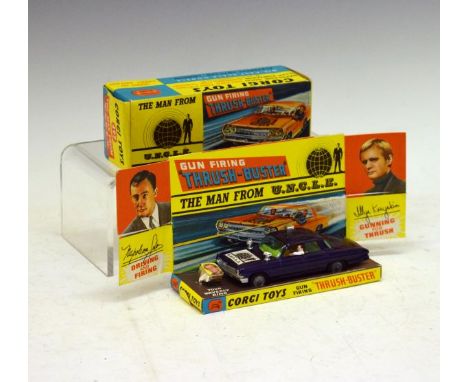 Corgi die-cast The Man From U.N.C.L.E. 'Thrush-Buster' (497) with Waverly Ring, boxed  Condition: Some rubbing to the box wit