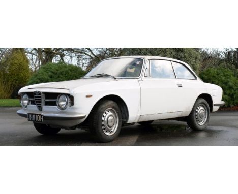 1969 Alfa Romeo GT 1300 Junior Right-hand drive, in white, speedometer indicating 51,000 This car has been in a dry garage si