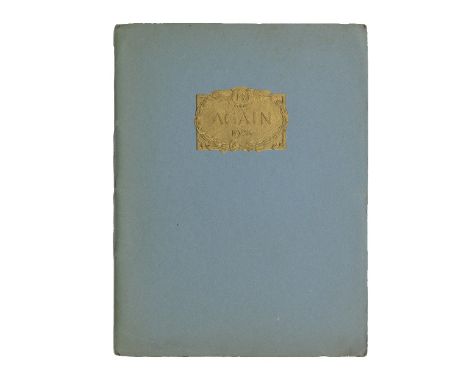 A Bentley Motors 'Again 1928' Le Mans 24-Hours successes brochure,cord-tied blue card covers with gilt-embossed panel, 27 num