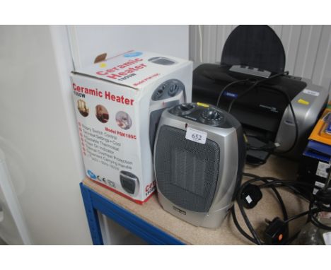 A ceramic heater 