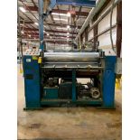 Pre-Melters Roll Laminator, 65.5" Roll, 1,000 LB. Capacity Jib Crane, (2) Spare Rollers, & Outfeed R