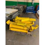 (3) Pallets of Yellow Guardrail, Upright Protectors (Location: 701 E. Bonham, Jefferson, TX 75657)