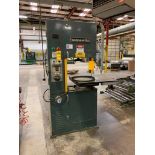 Tannewitz Vertical Band Saw, Model TR2012VW, S/N 23269, Band Welder (Location: 701 E. Bonham, Jeffer