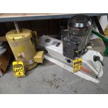 Steff 2068 Power Saw Feed Unit & 7.5 HP Table Saw Motor (Location: 701 E. Bonham, Jefferson, TX 7565