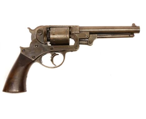 Starr Arms .44 model 1858 percussion double action revolver, serial number 21683 to cylinder only, 6 inch sighted barrel with