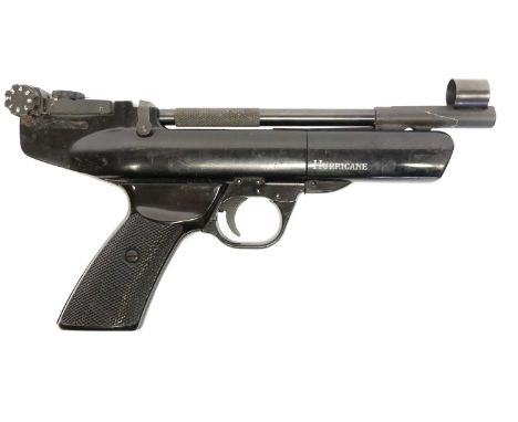 Webley Hurricane .22 air pistol.No licence required to buy this item, purchaser must be over the age of 18. Collection in per