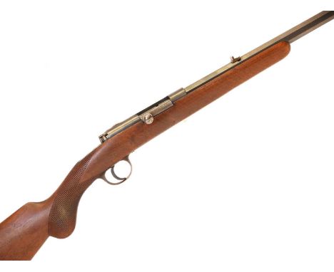 Husqvarna Model 26 .25-20 bolt action rifle, serial number 11295, the bolt numbered 161, with 24 inch octagonal barrel fitted