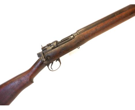 Lee Enfield No.4 .410 smooth bore single shot shotgun serial number B118089 to bolt and wrist joint, 24.5inch barrel, with fo
