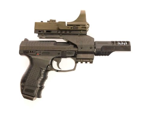 Walther CP99 Compact .177 BB CO2 air pistol, serial number 8C 03399, action tested as working, fitted with red dot sight (not