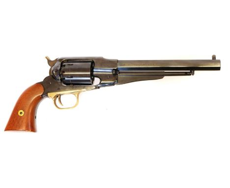 Pietta .44 stainless steel New Model Army percussion muzzle loading revolver, serial number R342246, 8inch octagonal barrel w