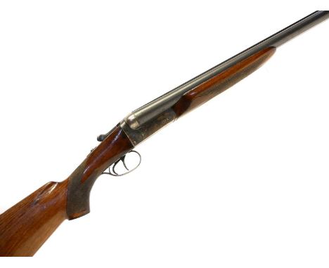 AYA 10 bore side by side shotgun, serial number 275271, 32inch barrels the rib engraved 3 1/2" Magnum Full and Full, Spanish 