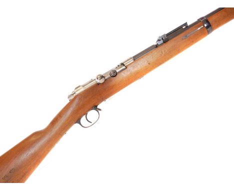 Mauser M1871/84 bolt action rifle 11 x 60R / .43 calibre, matching serial numbers 4494, 30.5" barrel fitted with folding ladd