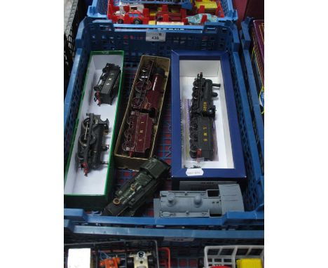 Five "OO" Gauge/4mm Kit Built Steam Locomotives; comprising a 4-4-0 Compound L.M.S maroon, R/No. 1054 (air build/Paint); a 2-