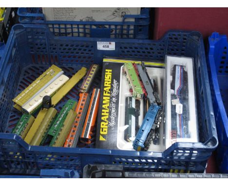 A Small Quantity of 'N' Gauge Locomotives for Spares or Repairs; consisting of a Farish Ref No 8122 H.S.T 125 three car set (