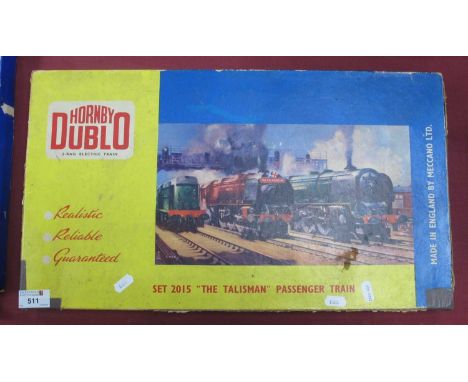 A Hornby Dublo "OO" Gauge/4mm Ref No, 2015 "The Talisman" Two Rail Train Set, containing a Class A4 4-6-2 Steam Locomotive BR