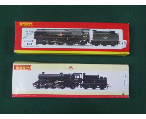 Two Hornby (China) 'OO' Gauge/4mm Steam Locomotives, a Ref No R2714 4-6-0 Class 75000 BR black R/No 75005 (good, poor box); a