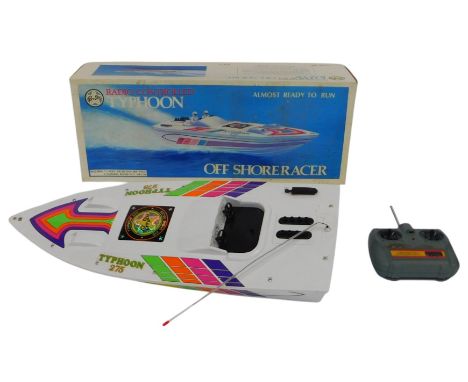 A Pro Star radio controlled Typhoon Off Shore Racer speedboat, 1;15 scale, boxed.