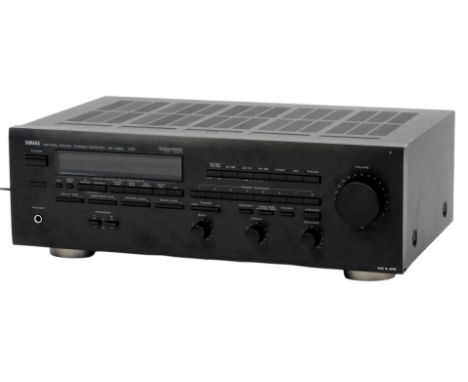 A Yamaha Natural Sound stereo receiver RX-V660 amplifier with Dolby Surround Pro Logic. 