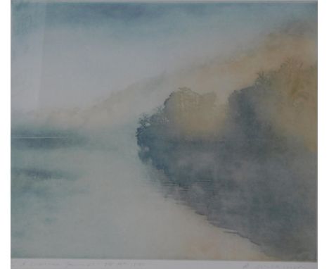 Donald Wilkinson. A Grasmere Journal - Oct 19th 1800, signed limited edition print number 88/90, 40cm x 47cm.