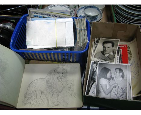 Film/Music Interest: A collection of 1940/60's signed black and white promotional photographs to include, Andy Williams, Patt