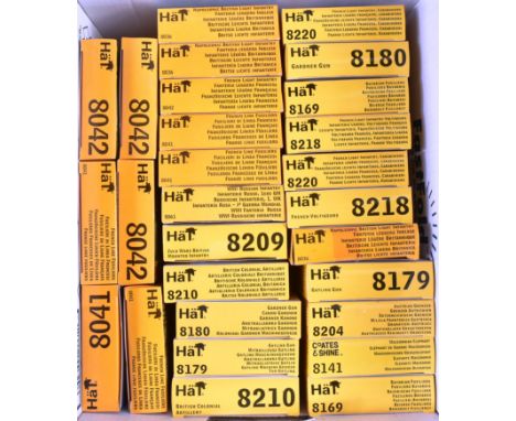 Model Kits - a large collection of Hä military model kits to include 8179 Gatling Gun, 8209 Zulu Wars British Mounted Infantr