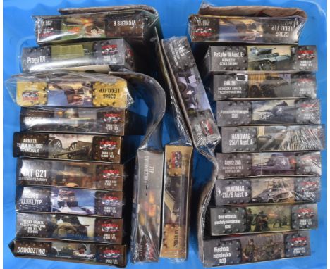 Model Kits - a collection of boxed&nbsp;1:72 scale German Wrzesien tank model kits, to include Pak 36, Hanomag 25l/Ausf. A, P