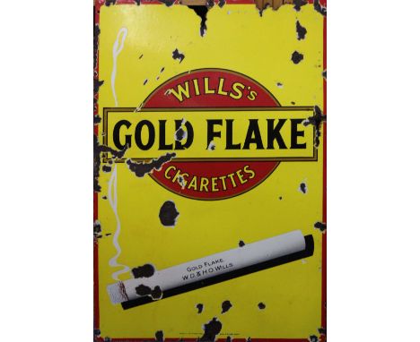 A Wills enamel advertising sign 94 x 61cm 