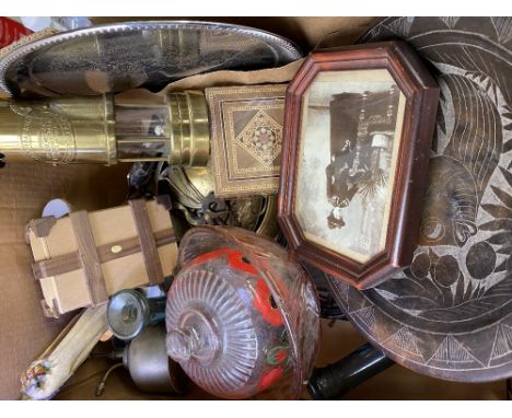 ABERAMAN COLLIERY, BRITISH COAL MINING LAMP, brassware and other miscellaneous items