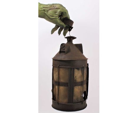 Of murder interest: A metal lantern, believed to have been removed from Polstead's infamous Red Barn. Provenance: Vendor's fa