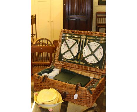 Optima picnic hamper and Royal Winton fruit set