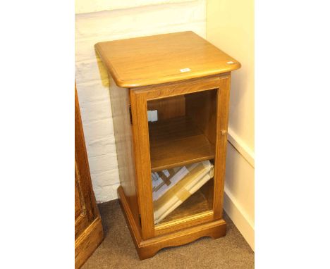 Ercol Warwick glazed door mini system cabinet