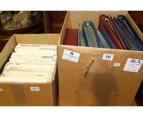 Large collection of first day covers in albums and loose including three safe albums
