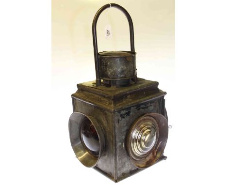Vintage railway lamp