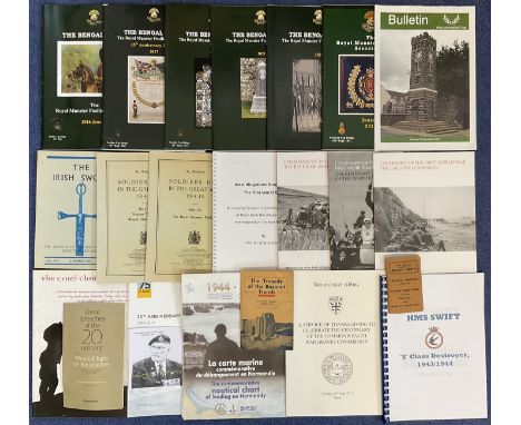 World Wars Commemorative / Anniversary Publications Collection includes Autobiography Captain J R Gower DSC RN, War Memorials