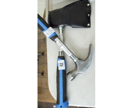 A new claw hammer and a new axe 