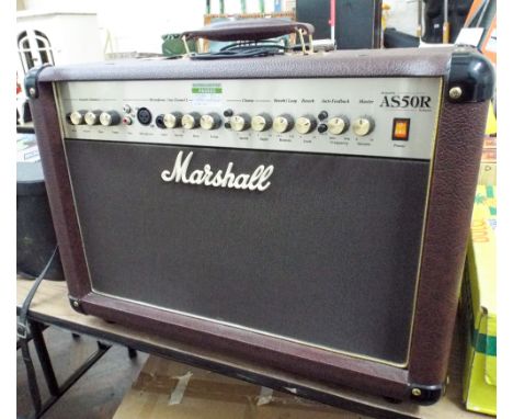 An unused Marshall AS5OR Amplifier
