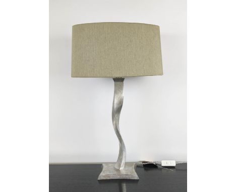 PORTA ROMANA RIBBON TABLE LAMP, with Porta Romana shade, 62cm H. 