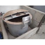 AC Plastique Fibreglass Tank, approx. 36 in. dia. x 32 [tagged 143B]