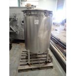 Stainless Steel Pressure Vessel, jacketed, bottom discharge, approx. 36 in. dia. x 45 in.