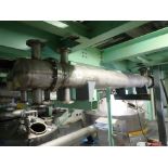 Stork Canada U Stamped Stainless Steel Shell and Tube Heat Exchanger, approx. 200 square feet. Shell
