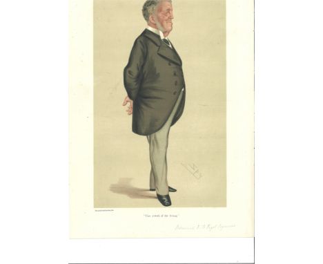 Collection of 4 prints. Naval 1876-1889. Vanity Fair print, These prints were issued by the Vanity Fair magazine between 1869