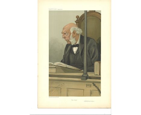 Collection of 3 prints. Magistrates. Vanity Fair print, These prints were issued by the Vanity Fair magazine between 1869 - 1