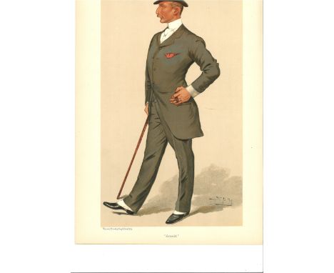 Collection of 4 prints. Naval 1876-1889. Vanity Fair print, These prints were issued by the Vanity Fair magazine between 1869